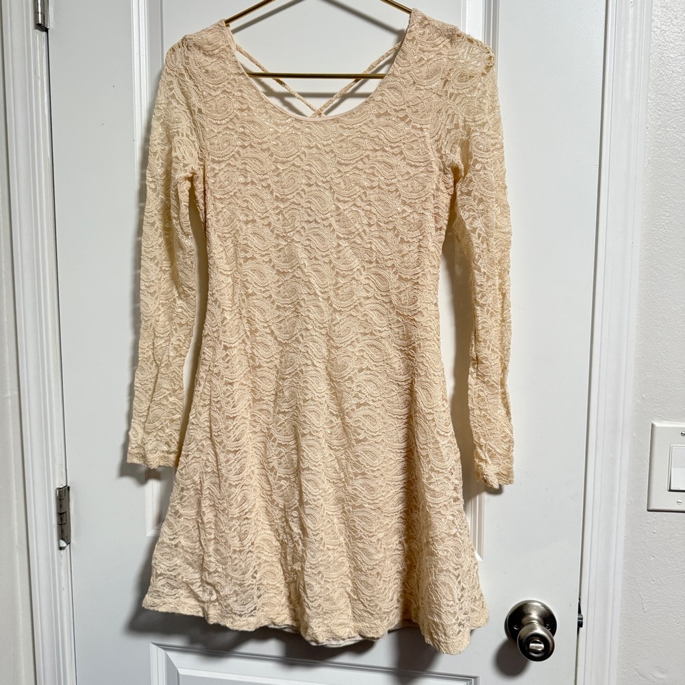 VNTG Y2K LACE CHARLOTTE RUSSE MINI DRESS